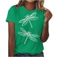 thumbnail image 1 of Meichang T-Shirts Chemises pour Femmes Mignons T-Shirts d'Été Mode Hauts Imprimés Animaux Décontractés Manches Courtes T-Shirt Basique Ample Col Rond Chandail T-Shirts, 1 of 2