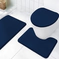 thumbnail image 1 of Chmadoxn Bathroom Rugs, Rugs for Living Room, Area Rug, Bath Mat Bathroom Toilet Cover Bathroom Mats Absorbent Printed Floor Mats Bathroom Toilet 3 Piece Floor Mat Set carpeting carpeting, 1 of 8