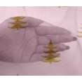 thumbnail image 3 of oneOone Viscose Chiffon Fabric Christmas Tree Ikat Printed Craft Fabric BTY 42 Inch Wide, 3 of 3