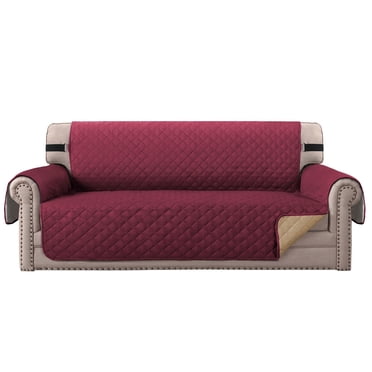 Meitianfacai Sofa Cover for 3 Cushion Couch Polyester 117×76" Indoor Non Slip Sofa Covers Super Soft & Comfortable Seat Cushion Pets Dogs Friendly