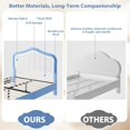 thumbnail image 3 of Eastvita Full Upholstered Twin - Size Platform Bed Frame with Storage Drawer/Smart LED Headboard for/Wooden Slats Support/No Box Spring Needed/Easy Assembly, 3 of 6