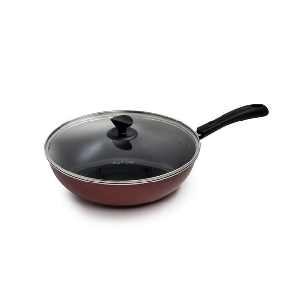 Supor Non-Stick Wok With Lid