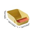 thumbnail image 3 of BKER Litière pour Chat Extra Grand Toilette Semi-Fermée pour Chats et Chiens Design Ouvert Plateau en Plastique Intérieur, 3 of 4