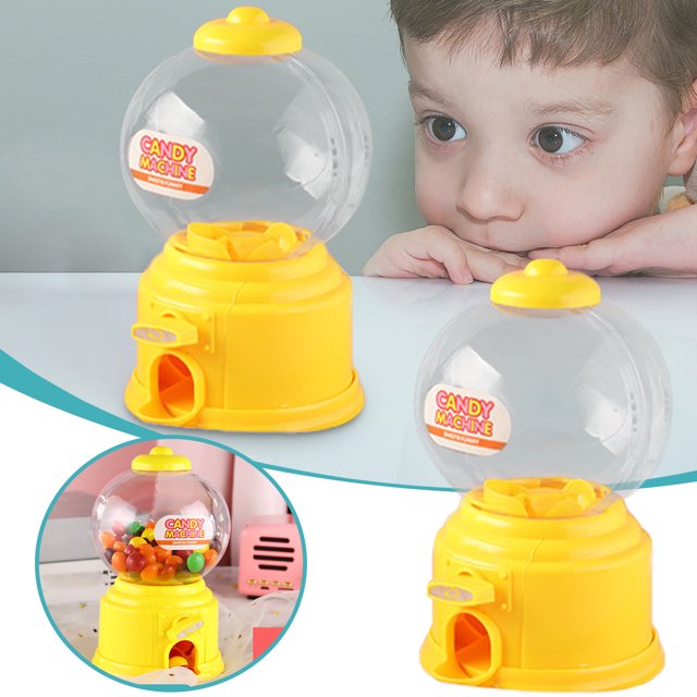 Noehoiugi Dispenser Candy Machine For Kids, Mini Twisting Box Dispenser, Plastic Candy Vending Machine For Gumballs Nuts