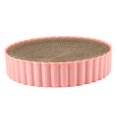 thumbnail image 4 of TISHITA Cat Scratcher Cardboard ,Cat Scratching Lounge Bed ,Round Carpets ,Mat Nest Play Pink, 4 of 8