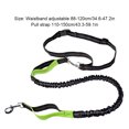 thumbnail image 3 of VONKY Dog Leash With Adjustable Waist Belt Reflective Strip Comfortable Wear Multifunctional Hands-Free green 1Set, 3 of 6