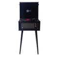 thumbnail image 4 of Arkrocket Tourne-Disque Rétro Bluetooth à 3 Vitesses avec Haut-Parleurs Intégrés et Pieds Amovibles (Noir), 4 of 15