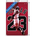 thumbnail image 2 of Michael Jordan - Jersey Wall Poster, 22.375" x 34" Framed, 2 of 4