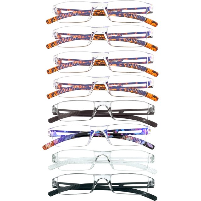 5 Pairs Blue Light Blocking Glasses, Computer Reading Glasses for Women/Men