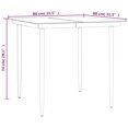 thumbnail image 5 of vidaXL 3 Piece Garden Dining Set Black Steel and Textilene, 5 of 5