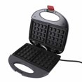 thumbnail image 1 of Waffle Maker, 750W Fast Heat Up Breakfast Machine with Double Sided Stick Proof Plate, Premium ABS Aluminum Material, for Home Kitchen Restaurant, 1 of 7