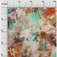 thumbnail image 2 of oneOone Cotton Poplin Brown Fabric Abstract Floral Craft Projects Decor Fabric Printed By The Yard 56 Inch Wide, 2 of 4