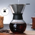 thumbnail image 4 of 300ml/600 Maker Set Coffee Dripper / Filter Borosilicate Glass resistant Coffee Tool - 600ml, 4 of 8