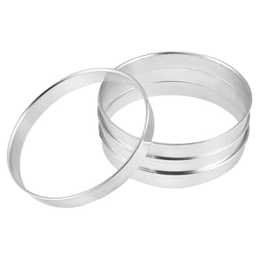 4 Pcs OD 73.1mm vers ID 72.6mm Anneaux Centrés de Moyeu de Véhicule en Alliage d'Aluminium Entretoise Centrale d'Alésage de Roue