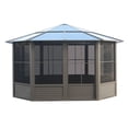thumbnail image 3 of Gazebo Penguin Florence Solarium 12 ft. x 12 ft. in Sand, 3 of 13