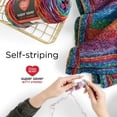thumbnail image 4 of Red Heart® Super Saver® Bitty Stripes™ Fil, Acrylique #4 Moyen, 10oz/283g, 515yd, 4 of 9