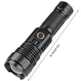 thumbnail image 2 of Lampe de Poche Haute Puissance Rechargeable à DEL avec Fonction d'Affichage Numérique, Conçue pour les Aventures en Plein Air, Idéale pour la Randonnée et le Camping, 2 of 8