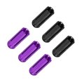 thumbnail image 1 of Uxcell Protecteurs de Fléchettes en Aluminium, Violet Noir 6 Pack, 1 of 5