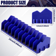 thumbnail image 2 of Tool Box Organizer, 10 Slots Plier Organizer Rack with Nonslip Rubber Base, Extendable Plier Holder and Cutter Shelves,2 x Tool Box Organizer,Blue, 2 of 6