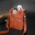 thumbnail image 3 of Hairdressing Pouch Waist Bag Belt Scissors Holder Brown, 3 of 8