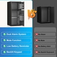 thumbnail image 4 of Safe Box 6.0 Cub，Fireproof Safe For Home,Digital Home Safe With Deposit Slot And Metal Storage Box,Personal Document Safe, 4 of 6