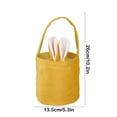 thumbnail image 3 of Saving Home Textile Storage Storage Containers With Lids Easter Basket Easter Bunny Basket Green Cute Bag With Foldable Ears Tote Bags For Easter, 3 of 6
