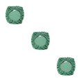 thumbnail image 2 of kurtrusly Chair Cover Slipcover Stretch Seat Computer Protection Set Anti-Dirty Thicken Solid Home Wedding Universal Decoration Dark Green/Seat Mat 3Set, 2 of 6
