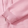 thumbnail image 3 of Zip Up Hoodies for Men Long Sleeve Sweatshirt Loose Fit Solid Color Fall Sweatshirts, 3 of 6