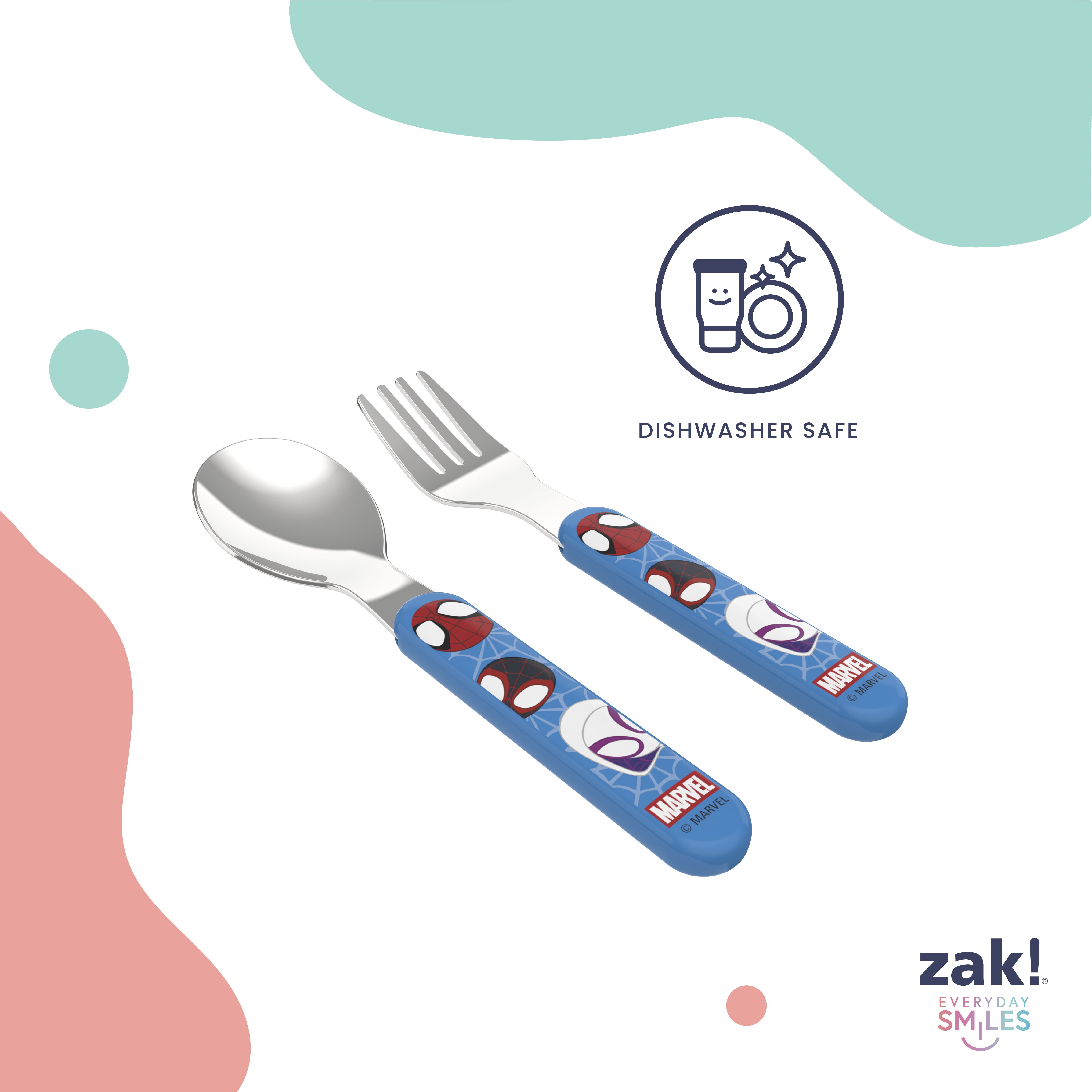 Zak Designs Spiderman Cutlery