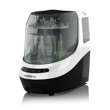 Baby Brezza Bottle Washer Pro - Clinically Proven Better Cleaning - Washer, Sterilizer + Dryer in One Appliance, Machine Replaces Brushes + Racks