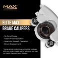 thumbnail image 3 of Max Advanced Brakes – EliteMAX Front Brake Caliper for 2000-2002 Chevy Express 2500, Driver Side, Geomet Coated, Hardware Included, Disc Brake Caliper Assembly w/o Bracket, 3 of 8