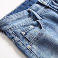 thumbnail image 3 of Men‘s High-end Ripped Personality Camouflage Stitching Trend Denim Shorts Hip Hop Work Shorts Men Summer Pants Jeans, 3 of 5