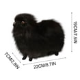 thumbnail image 2 of QIPOPIQ Clearance Plush Toys Simulation Pomeranian Simulation Model Dog Model Plush Toys Children's Gifts Simulation Birthday Gift, 2 of 9