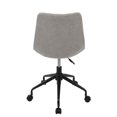 thumbnail image 2 of Chaise de travail ajustable sans bras industriele Orzo, noir, de LumiSource, 2 of 7
