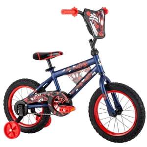 Huffy 14-inch Spidey et ses amis incroyables Boys. Bicycle mettant en vedette Miles, Blue