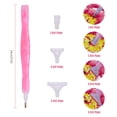 thumbnail image 4 of Diamond Painting Pen Kit Resin Point Drill Pen Rhinestone Picker Tool with Drill Heads for, 4 of 8