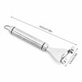 thumbnail image 3 of Peeler Kitchen Gadget for Efficient Corn Stripping and Slicing – Stainless Steel 430 Durable Peeler Tool for Home Kitchen Use, 3 of 7