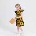 thumbnail image 3 of RXIRUCGD 2025 Vêtements d'Été pour Enfants Robe d'Été à Manches à Volants pour Filles 4-14T, 3 of 7