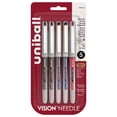 thumbnail image 1 of uniball™ Vision Needle Rollerball Pens, Fine Point (0.7mm), Assorted Colors, 5 Pack, 1 of 7