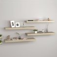 thumbnail image 1 of vidaXL Floating Wall Shelves 4 pcs Oak 80x23.5x3.8 cm MDF, 1 of 5