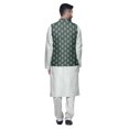 thumbnail image 3 of Atasi Indian Traditional Kurta Churidar Pajama Set With Nehru Jacket For Men, 3 of 3