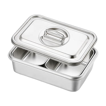 GUOOL Assiette Anti-Frottement Nourriture Anti-Frottement Cuisine Dîners Buffet Serveur Anti-Frottement Buffet Anti-Frottement Ensemble 6 Compartiments