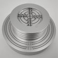 thumbnail image 2 of Record Weight LP Vinyl Record Clamp Level Turntable Stabilizer Vibration Player Accessories Silver, 2 of 5