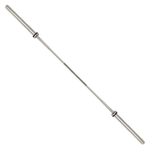 Sunny Health & Fitness 86” (7 ft) Olympic Barbell Bar with 28mm Shaft Diameter - SF-OB04-86-28