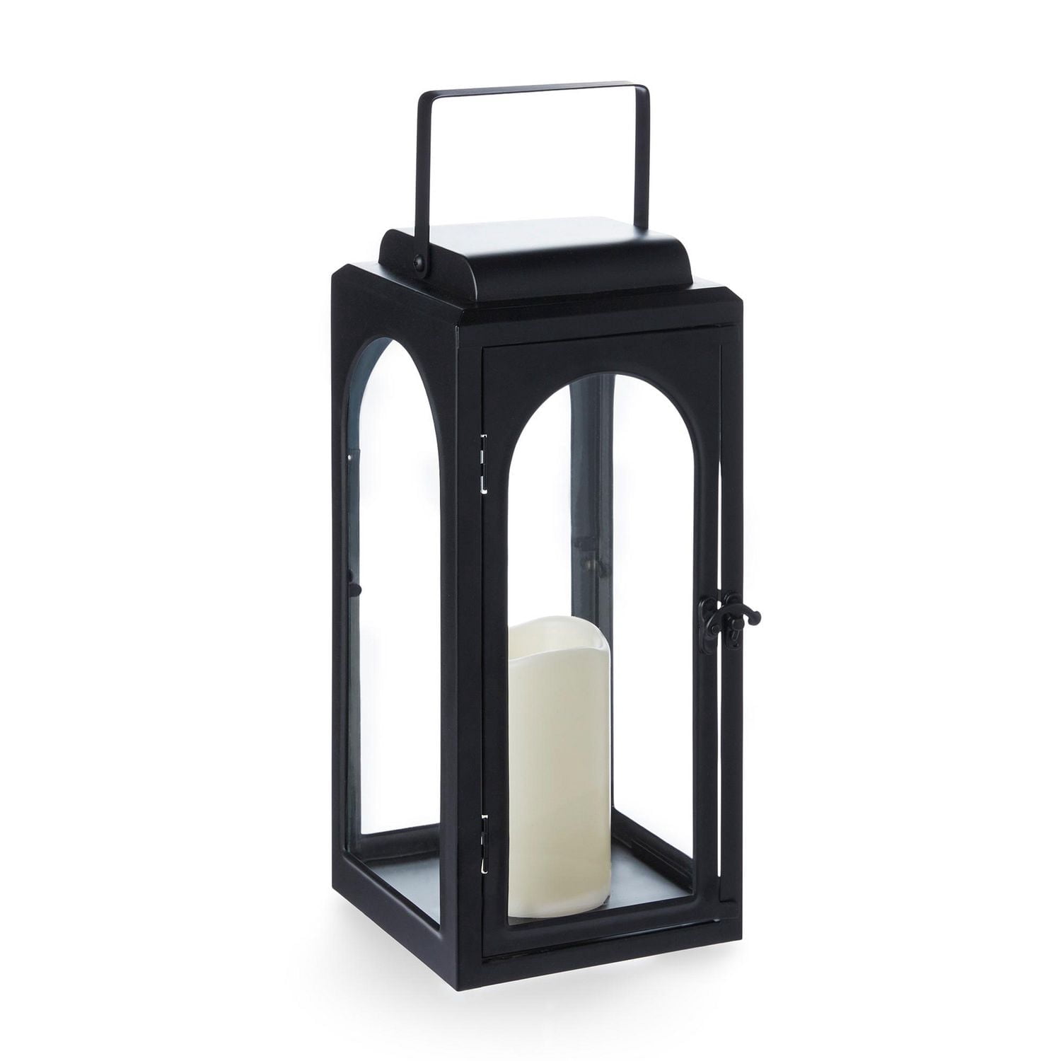 FRAÎCHE Spring Medium Outdoor Metal Lantern, 13-in
