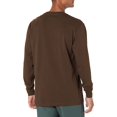 thumbnail image 3 of Dickies T-Shirt à Manches Longues pour Homme, Col Ras du Cou, Poids Lourd, 2T, Brun Chocolat, 3 of 3