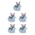 thumbnail image 3 of kurtrusly White Affordable Ghosts Enamel Pin Modern Minimalist Brooche Delicate Intricate Enamel Pin Punk E 5Set, 3 of 6