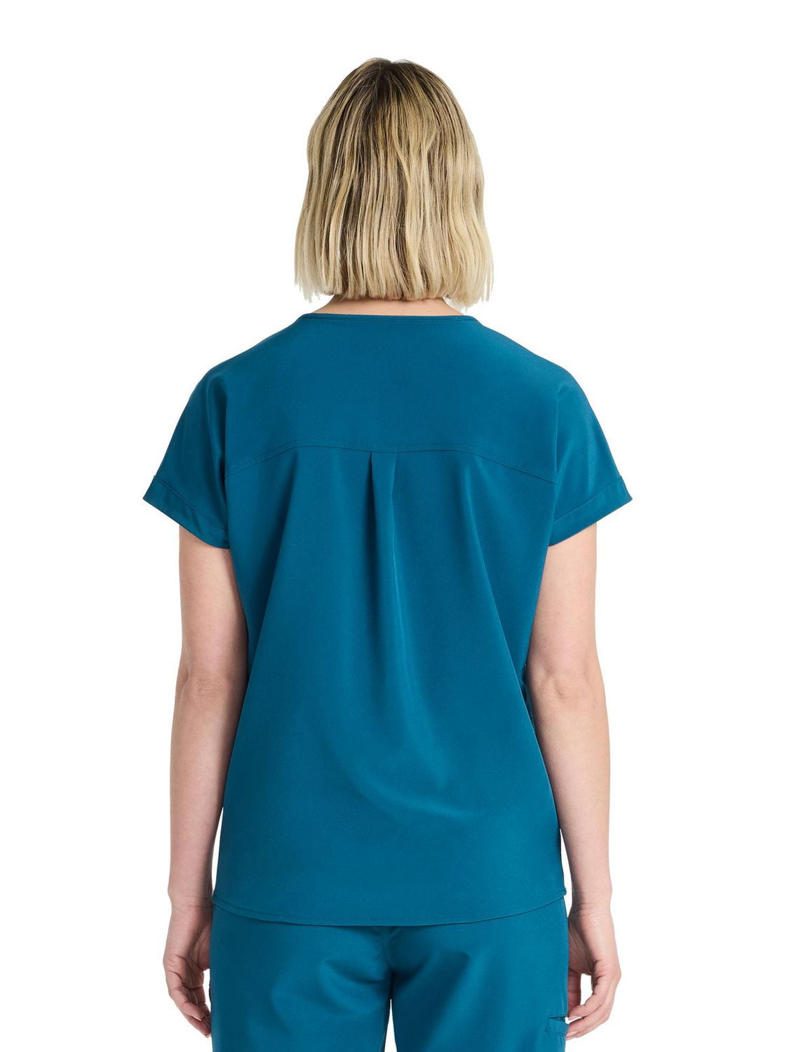 Scrubstar Women's Fashion Relaxed Fit Stretch V-Neck Scrub Top WC672A