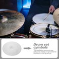 thumbnail image 1 of Phenofice Drum Cymbal Mute Cymbal Alloy Silver 1Pack Drummer Accessory for Performance, 1 of 6