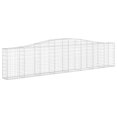 thumbnail image 1 of vidaXL Gabion Basket Arched Gabion Basket Planter for Flower Galvanized Iron, 1 of 6
